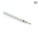 1pc Diamond Milling Cutters For Manicure Rotary Nail Drill Bit Eletric Pedicure Machine Equipment Cuticle Remove Tools