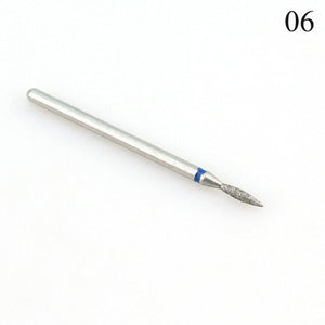 1pc Diamond Milling Cutters For Manicure Rotary Nail Drill Bit Eletric Pedicure Machine Equipment Cuticle Remove Tools