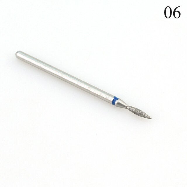 1pc Diamond Milling Cutters For Manicure Rotary Nail Drill Bit Eletric Pedicure Machine Equipment Cuticle Remove Tools