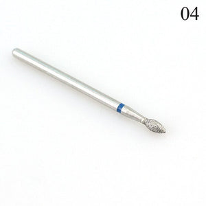 1pc Diamond Milling Cutters For Manicure Rotary Nail Drill Bit Eletric Pedicure Machine Equipment Cuticle Remove Tools