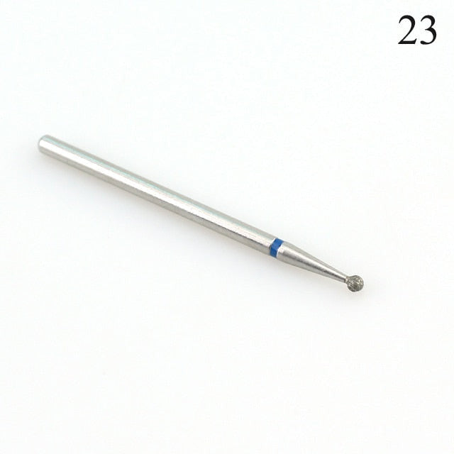 1pc Diamond Milling Cutters For Manicure Rotary Nail Drill Bit Eletric Pedicure Machine Equipment Cuticle Remove Tools