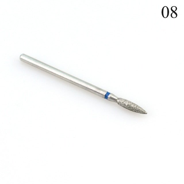 1pc Diamond Milling Cutters For Manicure Rotary Nail Drill Bit Eletric Pedicure Machine Equipment Cuticle Remove Tools