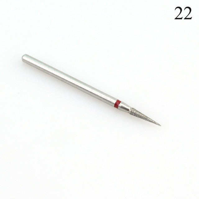 1pc Diamond Milling Cutters For Manicure Rotary Nail Drill Bit Eletric Pedicure Machine Equipment Cuticle Remove Tools