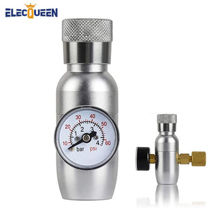 2020 Newest Co2 Charger Kit, 0-60PSI Co2 Regulator Mini Keg Charger/Regulator Mini Keg Charger with Ball Lock