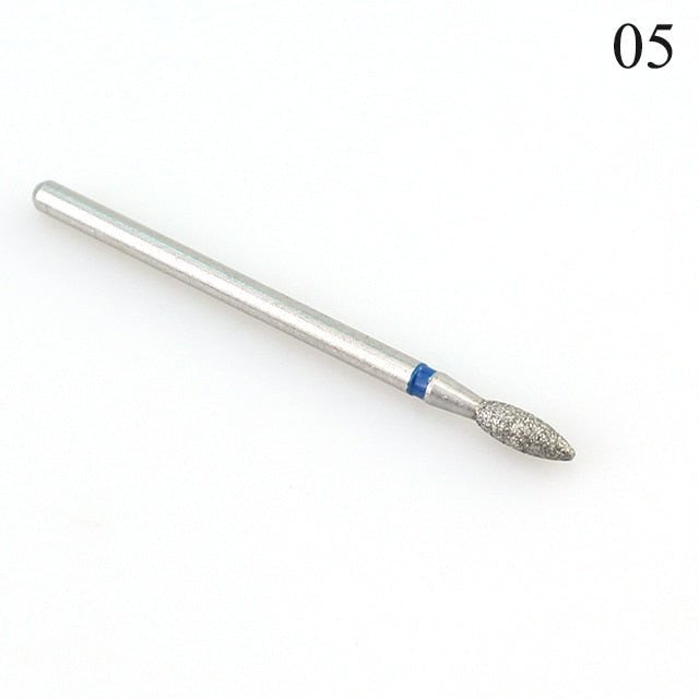 1pc Diamond Milling Cutters For Manicure Rotary Nail Drill Bit Eletric Pedicure Machine Equipment Cuticle Remove Tools