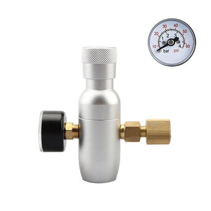 2020 Newest Co2 Charger Kit, 0-60PSI Co2 Regulator Mini Keg Charger/Regulator Mini Keg Charger with Ball Lock