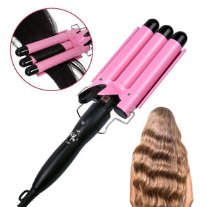 3 Barrel Curling Iron Wand Hair Waver