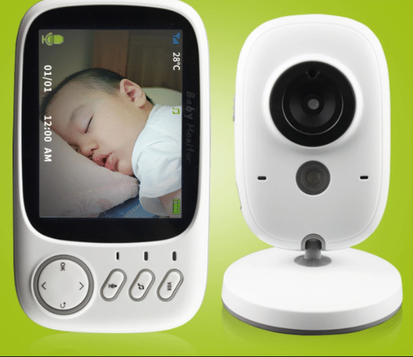 3.2 inch Wireless Video Color Baby Monitor High Resolution Baby Nanny Security Camera Night Vision Temperature Monitoring