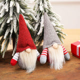 4pcs/set Christmas Handmade Swedish Gnome Santa Plush/diy christmas gifts/homemade christmas gifts/homemade christmas decor/