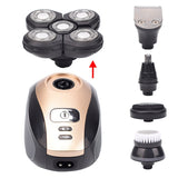 5 In 1 4D Men's Rechargeable Bald Head Electric/head shaver/head shaver for men/bald head shaver/pitbull shavers/best head shaver