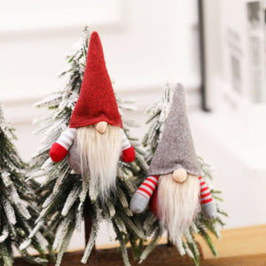 4pcs/set Christmas Handmade Swedish Gnome Santa Plush/diy christmas gifts/homemade christmas gifts/homemade christmas decor/