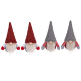 4pcs/set Christmas Handmade Swedish Gnome Santa Plush/diy christmas gifts/homemade christmas gifts/homemade christmas decor/