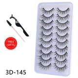 5/10Pairs 3D Mink Lashes Natural Eyelashes Dramatic False/eyelash extensions/eyelash extensions near me/lash extensions/lash extensions near me