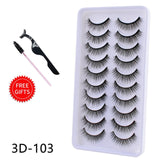 5/10Pairs 3D Mink Lashes Natural Eyelashes Dramatic False/eyelash extensions/eyelash extensions near me/lash extensions/lash extensions near me