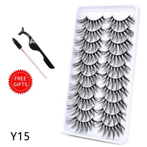 5/10Pairs 3D Mink Lashes Natural Eyelashes Dramatic False/eyelash extensions/eyelash extensions near me/lash extensions/lash extensions near me