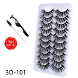 5/10Pairs 3D Mink Lashes Natural Eyelashes Dramatic False/eyelash extensions/eyelash extensions near me/lash extensions/lash extensions near me