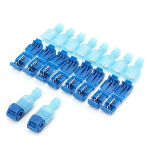 50Pcs(25set) Quick Electrical Cable Connectors Snap Splice Lock Wire Terminal Crimp Wire Connector Waterproof Electric Connector