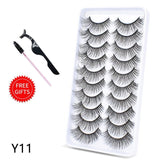 5/10Pairs 3D Mink Lashes Natural Eyelashes Dramatic False/eyelash extensions/eyelash extensions near me/lash extensions/lash extensions near me