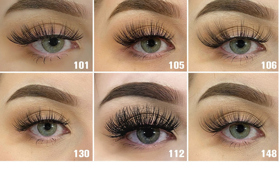 5/10Pairs 3D Mink Lashes Natural Eyelashes Dramatic False/eyelash extensions/eyelash extensions near me/lash extensions/lash extensions near me