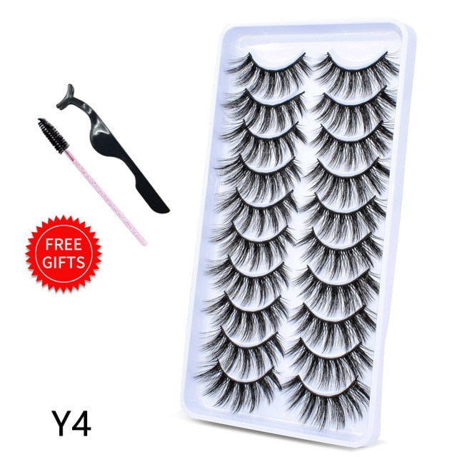 5/10Pairs 3D Mink Lashes Natural Eyelashes Dramatic False/eyelash extensions/eyelash extensions near me/lash extensions/lash extensions near me