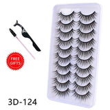 5/10Pairs 3D Mink Lashes Natural Eyelashes Dramatic False/eyelash extensions/eyelash extensions near me/lash extensions/lash extensions near me