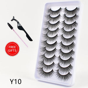 5/10Pairs 3D Mink Lashes Natural Eyelashes Dramatic False/eyelash extensions/eyelash extensions near me/lash extensions/lash extensions near me