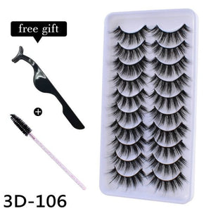 5/10Pairs 3D Mink Lashes Natural Eyelashes Dramatic False/eyelash extensions/eyelash extensions near me/lash extensions/lash extensions near me