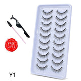 5/10Pairs 3D Mink Lashes Natural Eyelashes Dramatic False/eyelash extensions/eyelash extensions near me/lash extensions/lash extensions near me