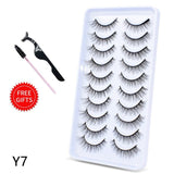 5/10Pairs 3D Mink Lashes Natural Eyelashes Dramatic False/eyelash extensions/eyelash extensions near me/lash extensions/lash extensions near me