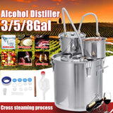 8GAL 20L 3pot Distiller Alambic Moonshine Alcohol Still Stainless Copper/Moonshine Still Alcohol Distiller