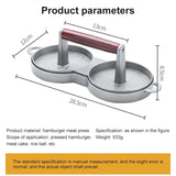 Alloy Hamburger Maker Hamburger Press Round Shape Non-Stick/Burger Patty/Hamburger Meat Beef