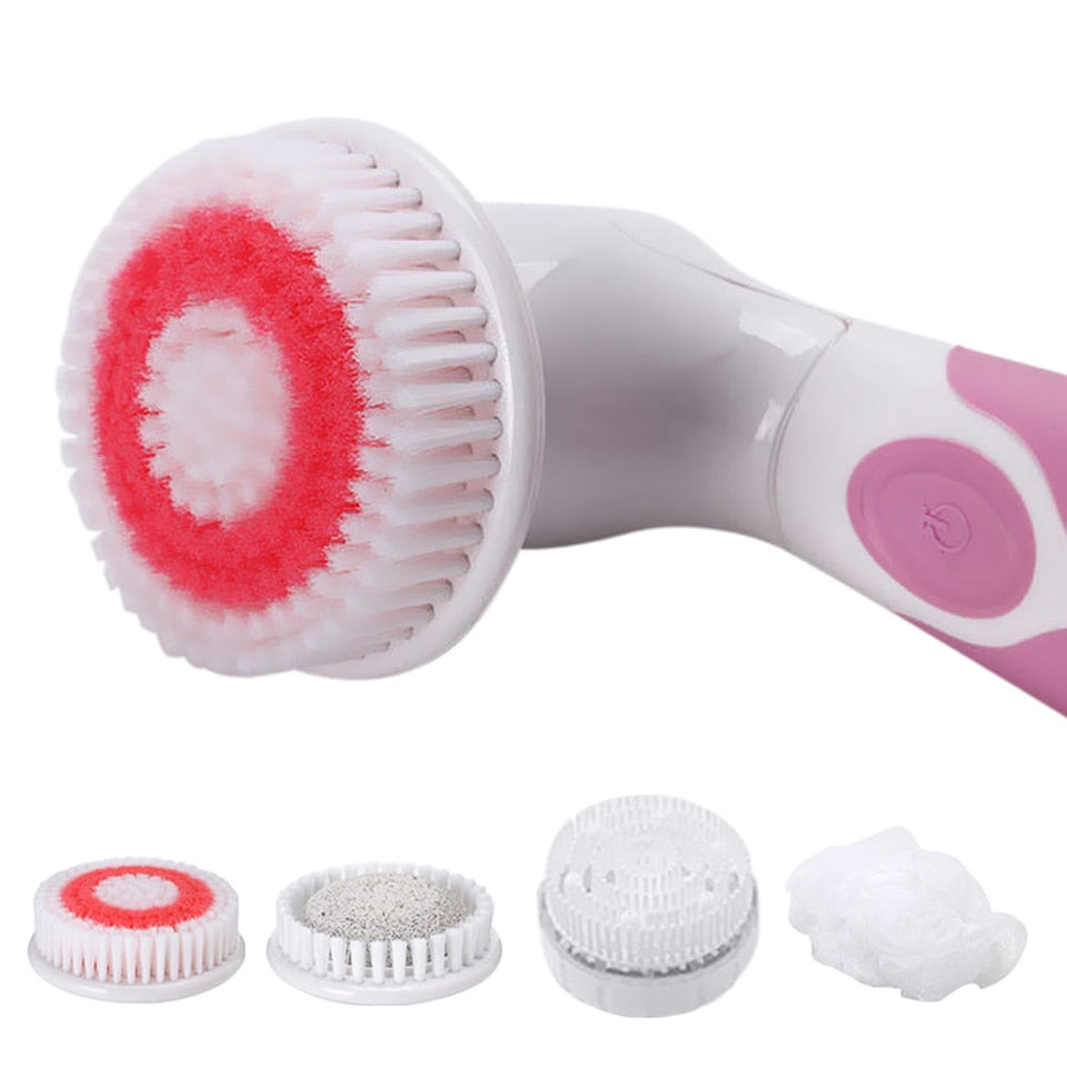 5-Attachment Exfoliating Body Brush