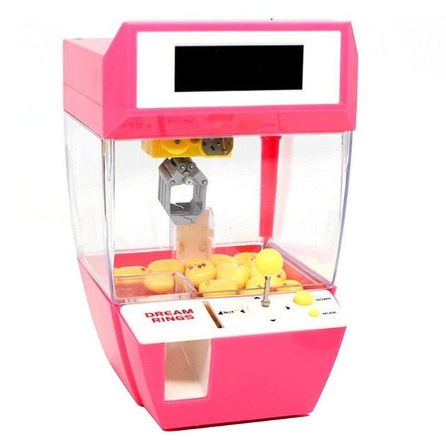 Catcher Alarm Clock Coin Operated Game Machine/claw machine/crane machine/mini claw machine/claw machine for sale/Claw Crane Machine