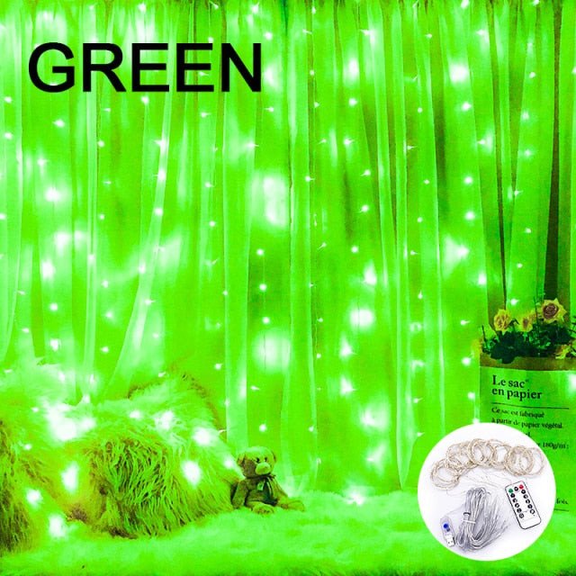 Christmas Lights Led Fairy Lights Ramadan Decoration Salon Aesthetic/fairy lights/string lights outdoor/christmas lights solar/solar light strings