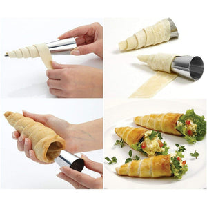 Cone Roll Croissant Mold (5pcs Set)