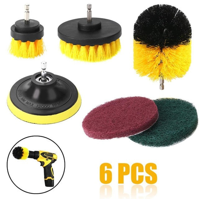 Electric Scrubber Brush Drill Brush/scrub brush for a drill/drill brush set/drill with brush/cleaning brushes