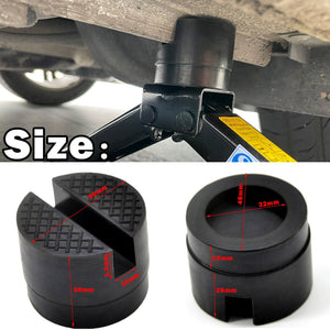 Floor Slotted Car Rubber Jack Pad Frame Protector Adapter Jacking Tool Pinch Weld Side Lifting Disk For Lexus Subaru Fiat Volvo