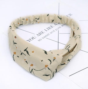 Fashion Women Girls Summer Bohemian Hair Bands Print Headbands Vintage Cross Turban Bandage Bandanas HairBands Hair Accessories