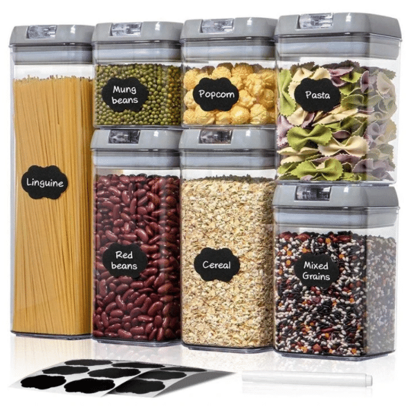 Food Container Kitchen Storage Cereal Dispenser