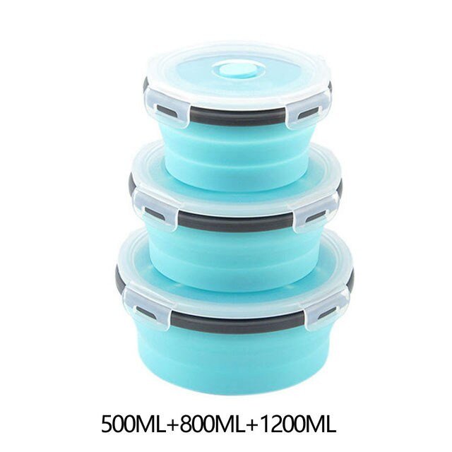 Food Storage Containers With Lids Silicone