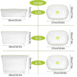 Foodsaver Container/Lasting Freshness 4 Piece Vacuum Seal Food Storage Container Set, Rectangle