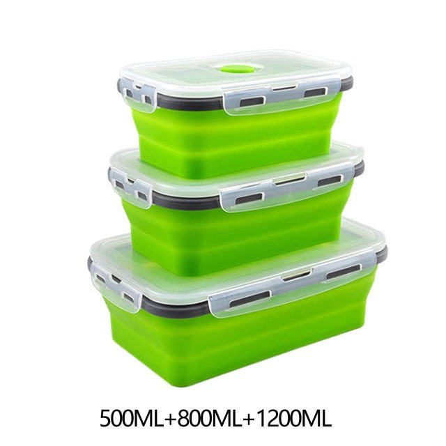 Food Storage Containers With Lids Silicone