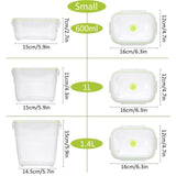 Foodsaver Container/Lasting Freshness 4 Piece Vacuum Seal Food Storage Container Set, Rectangle