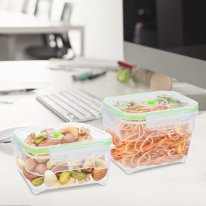 Foodsaver Container/Lasting Freshness 4 Piece Vacuum Seal Food Storage Container Set, Rectangle