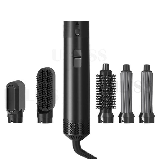 Hair Dryer Brush 5 In 1 Electric Blow Dryer Comb Hair Curling/babyliss big hair/hot air brush babyliss/Ionic Rotating Brush