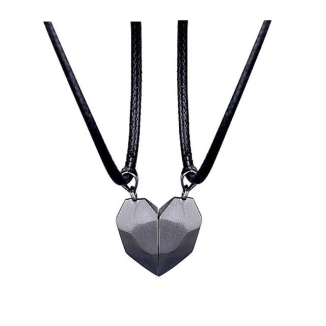 Heart-Shaped Necklace For Couples/necklace for couples/matching necklaces for couples/lovers necklace/relationship necklaces