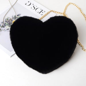 Heart Shaped Purse/Heart Shaped kate spade purse/Heart Shaped purse kate spade/GORGEOUS FAUX FUR HEART SHAPE HANDBAGS/heart shaped bag