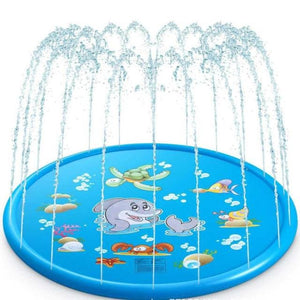 Kids Inflatable Water spray pad Round Water Splash Play Pool Playing