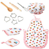 Kids Cooking Baking Set Kitchen Girls Toys Role Play Children/ kids cooking and baking set