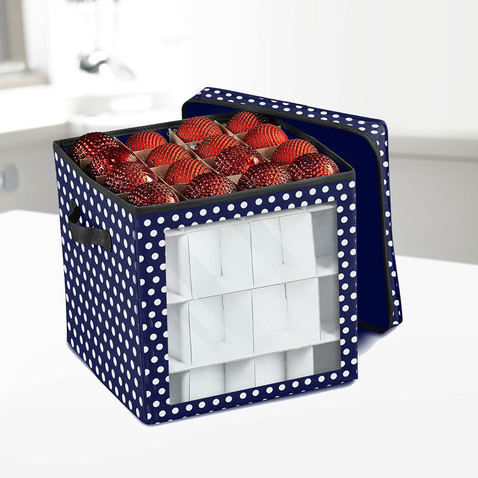 Large Christmas Ornament Storage Container Box